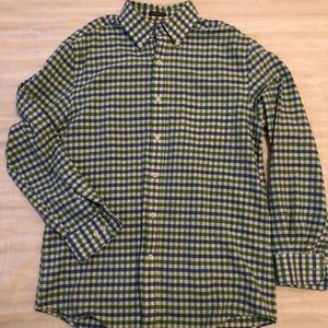 Long sleeve button down. Super comfortable. Size M